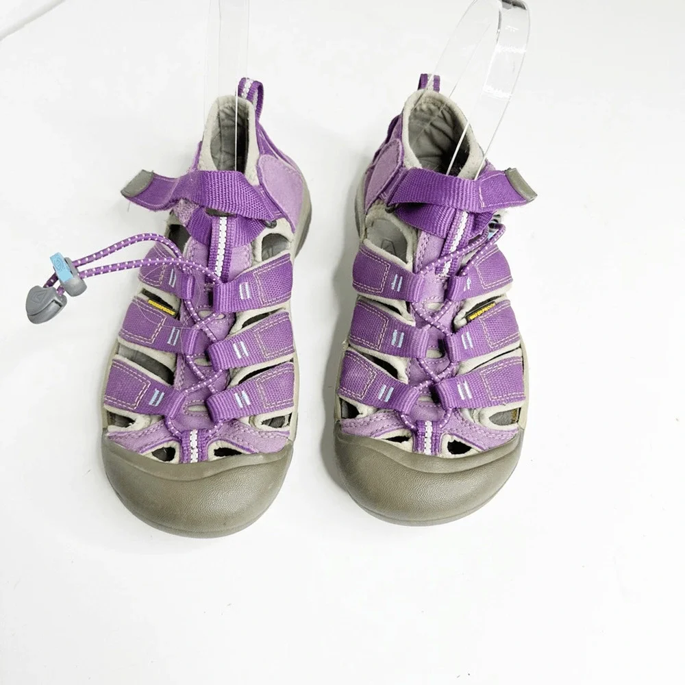 Keen Kids Water Shoes Purple and Gray Closed-Toe Sandals